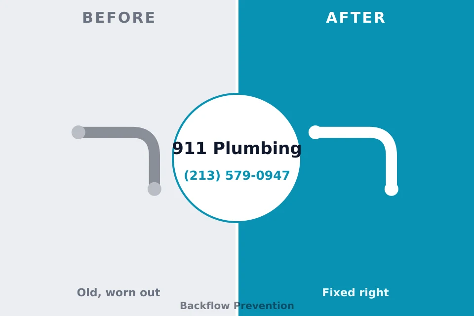 Before and after: plumbing repair Atlanta, IL